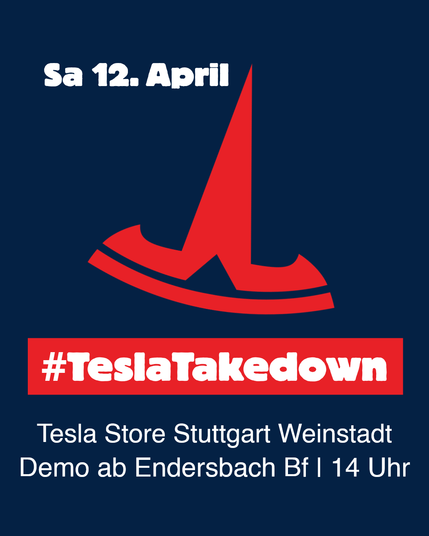 Tesla Store Stuttgart Weinstadt Demo ab Endersbach Bf | 14 Uhr 